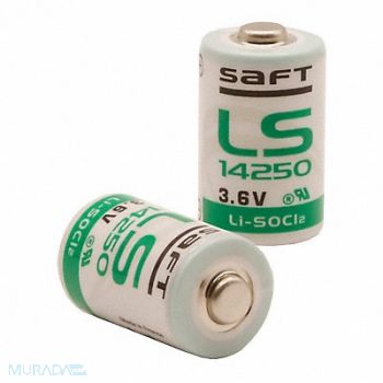 SAFT Lithium Batteries 3.6V AA PK2, 783AV0