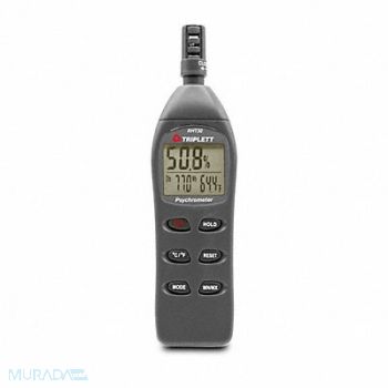 TRIPLETT Hygro Thermometer w/ Dew Point/Wet Bulb, 783AV2