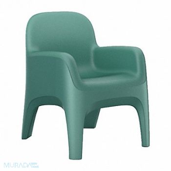 Crew Arm Chair Floor Mount Aqua, 783EL5