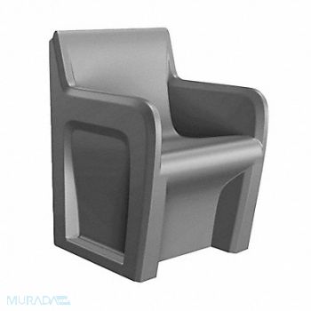 SENTINEL Arm Chair Floor Mount Gray w/Door, 783EV3