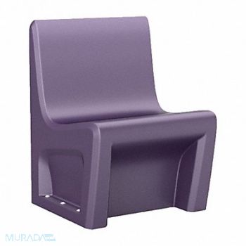 SENTINEL Armless Chair Floor Mount Indigo w/Door, 783EW3