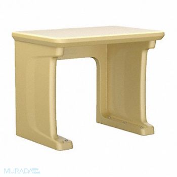 ENDURANCE Floor Mount/Standing Desk Plastic Sand, 783F75