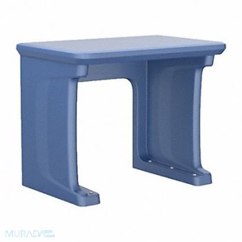 ENDURANCE Standing Desk Floor Mount Plastic Blue, 783F78