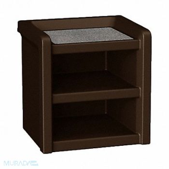 ENDURANCE Night Stand Plastic Laminate Top Brown, 783FC4