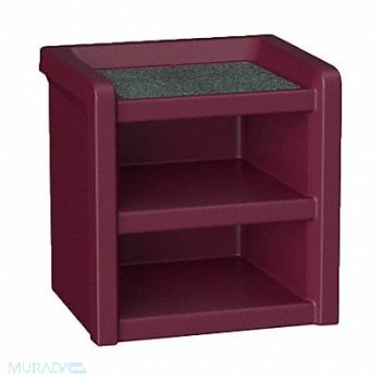 ENDURANCE Night Stand Plastic Burgundy, 783FC5