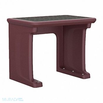 ENDURANCE Standing Desk Laminate Top Burgundy, 783FD6