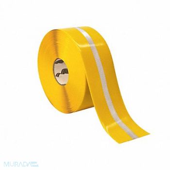 MIGHTY LINE Floor marking Yellow 4 inx4 in Roll, 783G94