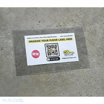 MIGHTY LINE Floor Label Cover PK50, 783G97