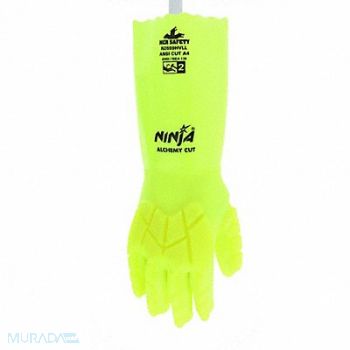 MCR SAFETY Chemical/Impact Resistant Gloves L PR, 783RX6