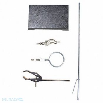 UNITED SCIENTIFIC Support Stand Kit 20 L 3 Dia 2 Prongs, 783WT4