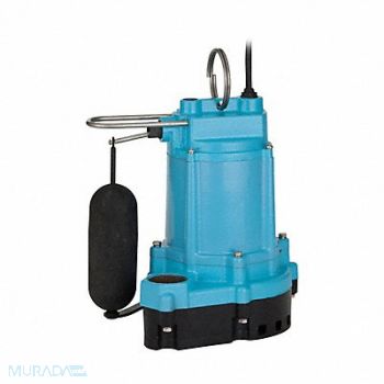 LITTLE GIANT Sump Pump Cast Iron Body 1/3 hp, 783WU8