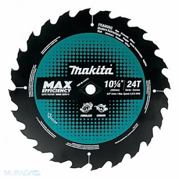 MAKITA Circular Saw Blade 5870 RPM 10 1/4, 783X79