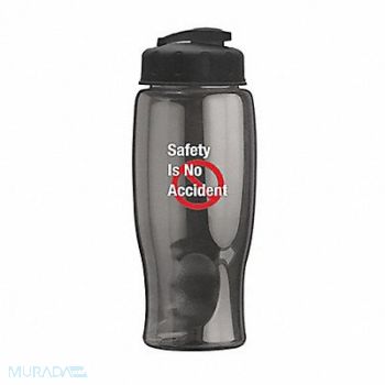 QUALITY RESOURCE GROUP Water Bottle 27oz. Gray, 783XT6
