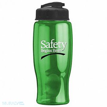 QUALITY RESOURCE GROUP Water Bottle 27oz. Green, 783XT7
