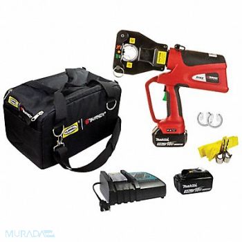BURNDY Cordless Crimping Tool Kit Latching, 783YV2