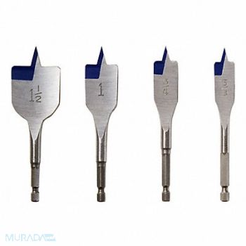 IRWIN Wood Drill Bit Sets, 783YY1