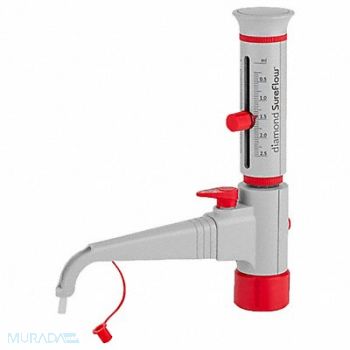 GLOBE SCIENTIFIC Bottle Top Dispenser 0.25 to 2.5 mL, 784GL2