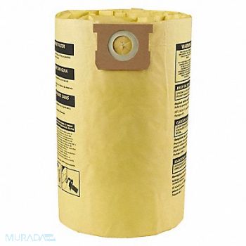 SHOP-VAC Vacuum Bags Non-Reusable Dry Paper PK2, 784HY8