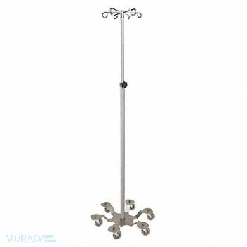 BLICKMAN Stainless Steel IV Stand 6 Leg, 784JT7