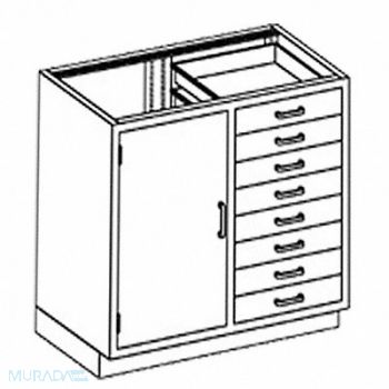 BLICKMAN Base Cabinet (8) Drawers Compartment, 784JZ9