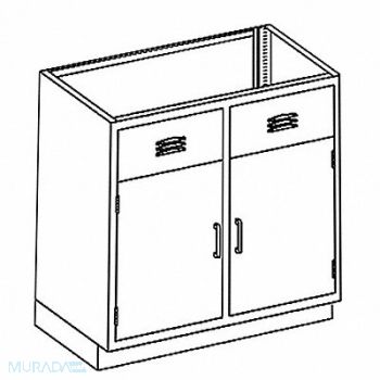 BLICKMAN Wide Double Vented Sink Cabinet 35, 784K10