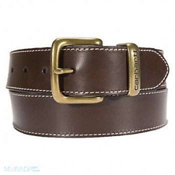 CARHARTT Metal Keeper Belt Brown 58 L 1-1/2 W, 784NP6