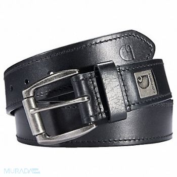 CARHARTT Roller Buckle Belt Black 58 L 1-1/2 W, 784NR7