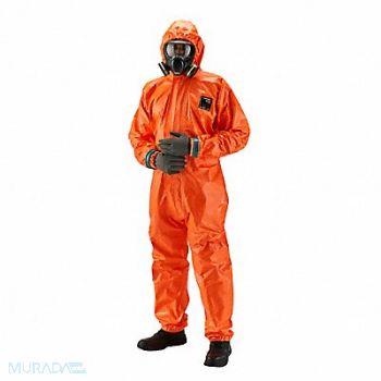 MICROCHEM Flame Res Multi-hazard Chem.Gown Size5XL, 784RL2