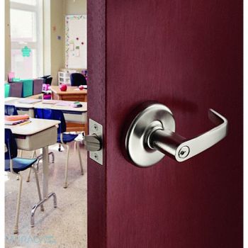 CORBIN Door Lever Lockset 2 3/4 Backset, 784RZ4