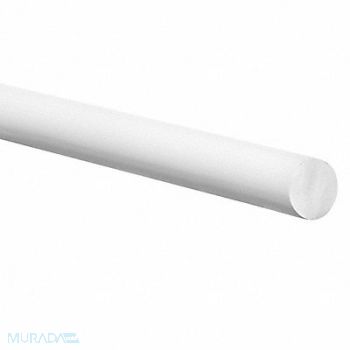 GRAINGER APPROVED K4782 Buna-N Round Cord 7/16 D 50 L 70A White, 784U51