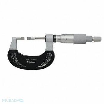 MITUTOYO Mechanical Blade Micrometer 0 in to 1 in, 785TH6