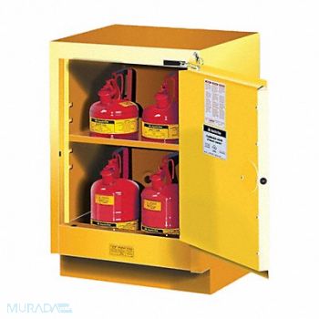 JUSTRITE Cabinet 15 gal Flammable Yellow, 786V83