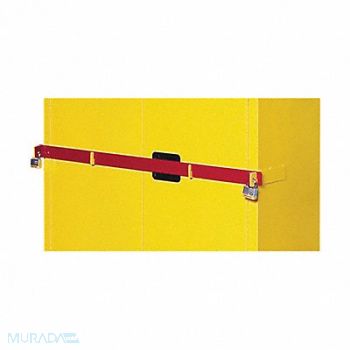 JUSTRITE Replacement Security Bar Red Steel, 786VA1