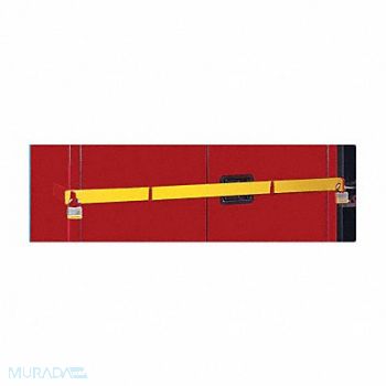 JUSTRITE Replacement Security Bar Yellow Steel, 786VA2