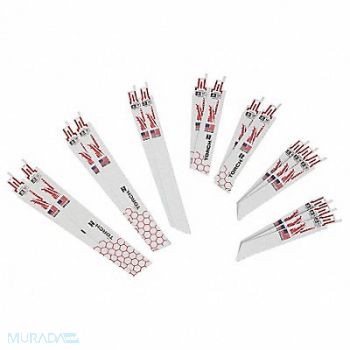MILWAUKEE Sawzall Blade Set Bi-Metal PK16, 786ZK3