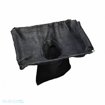 ULTRATECH Storm Drain Filter Black 3 in H PK10, 787CU8