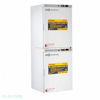 AMERICAN BIOTECH SUPPLY Refrigerator w/Freezer 65-3/8 H 23-5/8 W, 787KE8