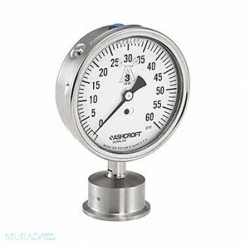 ASHCROFT Pressure Gauge, 787ML9