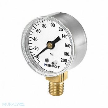 ASHCROFT Pressure Gauge, 787NT8