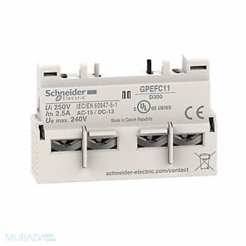 SCHNEIDER ELECTRIC Contactor 240 VAC/60 VDC 2.5 A PK10, 787P65