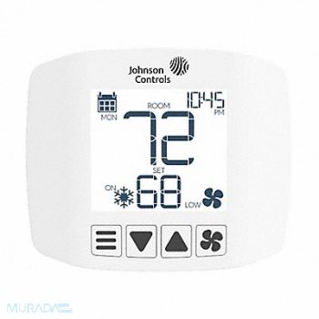 JOHNSON CONTROLS Thermostat Push Button 24 to 30V AC, 787R44