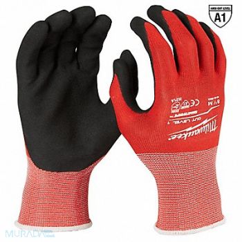 MILWAUKEE Work Gloves Style Knit 9.125 L, 787UR7