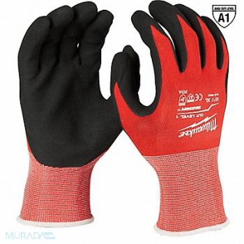 MILWAUKEE Work Gloves Style Knit 9.5 L Pair PR1, 787UT1