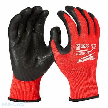 MILWAUKEE Work Gloves Style Knit 10.5 L PK12, 787UU4