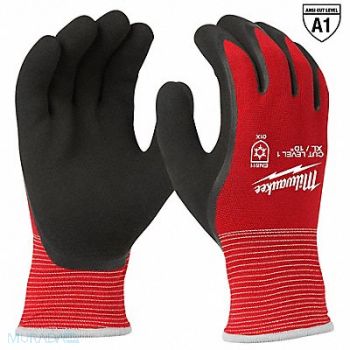 MILWAUKEE Work Gloves Style Knit 10.43 L PK12, 787UW2