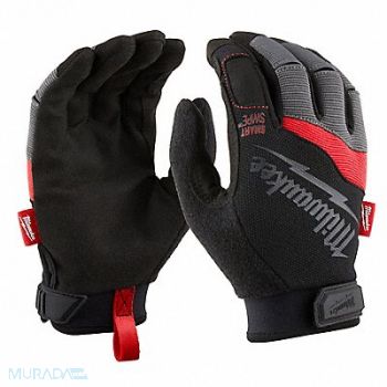 MILWAUKEE Work Gloves Color Black/Red 7 1/4 S, 787UY4