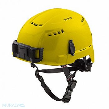 MILWAUKEE Hard Hat Color Yellow 6 1/2 to 8 1/2, 787VC2