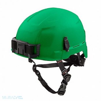 MILWAUKEE Hard Hat Color Green 6 1/2 to 8 1/2, 787VC7