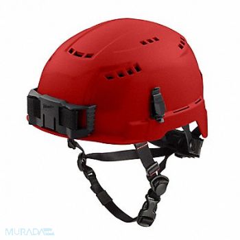 MILWAUKEE Hard Hat Color Red 6 1/2 to 8 1/2, 787VC8