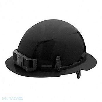 MILWAUKEE Hard Hat Color Black 6 1/2 to 8 1/2, 787VH5